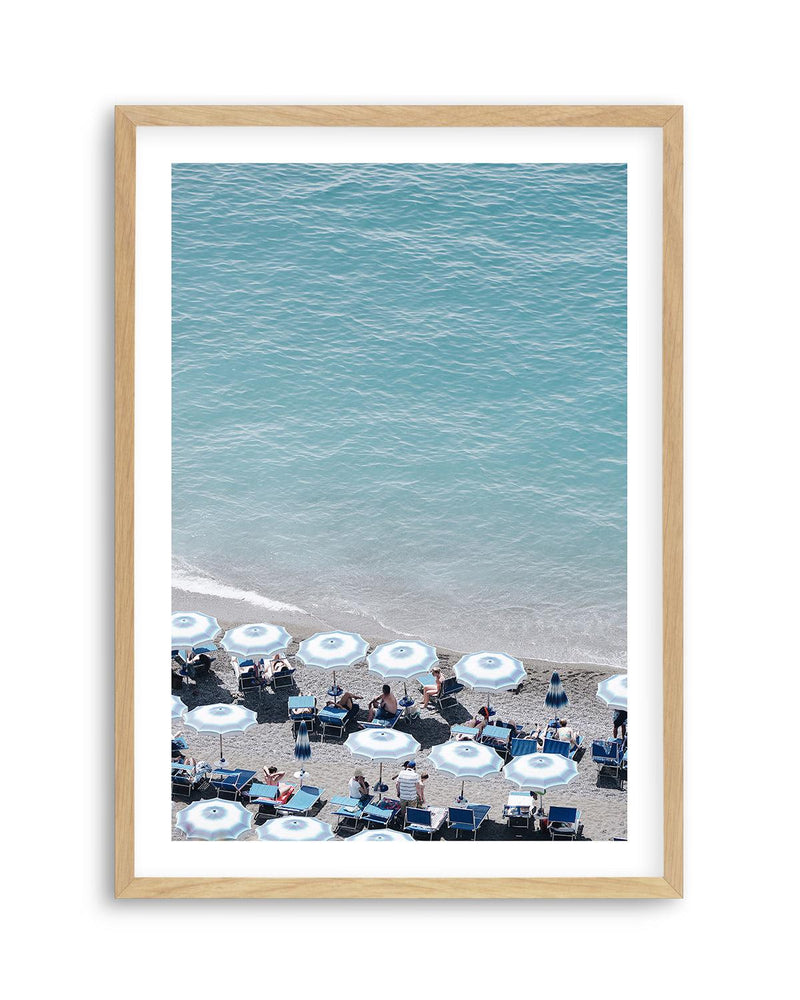 Beachfront Umbrellas by Renee Rae Art Print