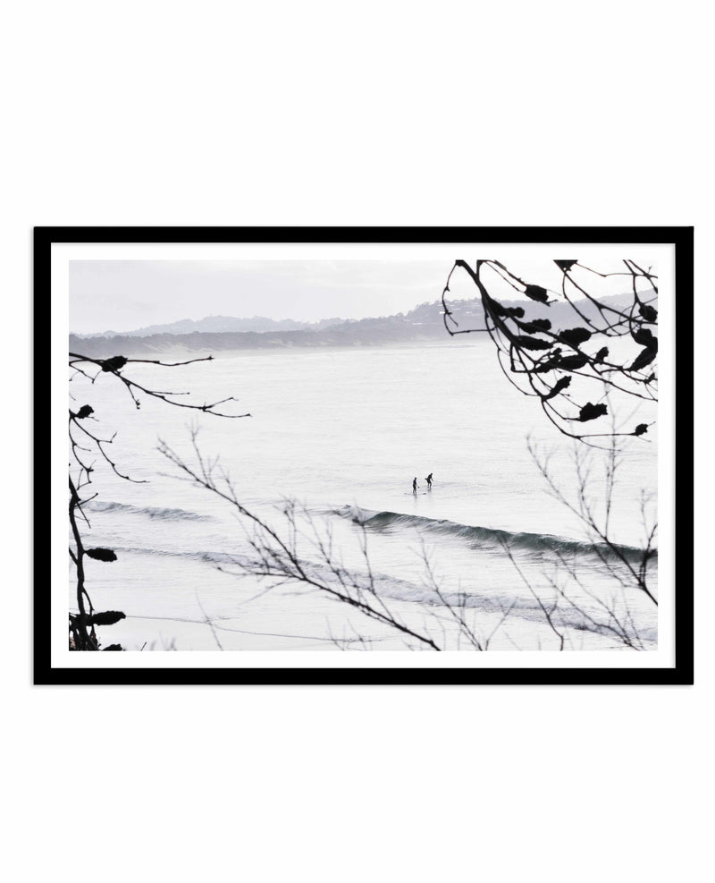 Beachscape | LS Art Print-PRINT-Olive et Oriel-Olive et Oriel-A5 | 5.8" x 8.3" | 14.8 x 21cm-Black-With White Border-Buy-Australian-Art-Prints-Online-with-Olive-et-Oriel-Your-Artwork-Specialists-Austrailia-Decorate-With-Coastal-Photo-Wall-Art-Prints-From-Our-Beach-House-Artwork-Collection-Fine-Poster-and-Framed-Artwork