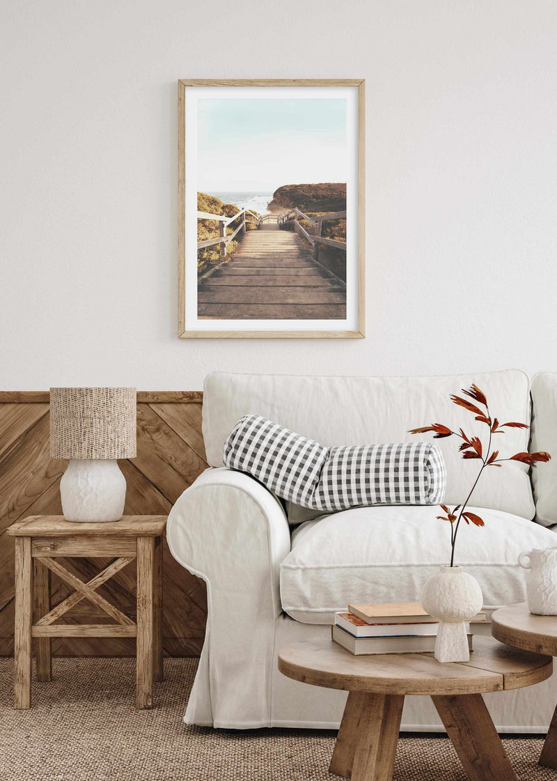 Bells Beach, Morning View Art Print-PRINT-Olive et Oriel-Olive et Oriel-Buy-Australian-Art-Prints-Online-with-Olive-et-Oriel-Your-Artwork-Specialists-Austrailia-Decorate-With-Coastal-Photo-Wall-Art-Prints-From-Our-Beach-House-Artwork-Collection-Fine-Poster-and-Framed-Artwork