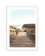 Bells Beach, Morning View Art Print-PRINT-Olive et Oriel-Olive et Oriel-A5 | 5.8" x 8.3" | 14.8 x 21cm-White-With White Border-Buy-Australian-Art-Prints-Online-with-Olive-et-Oriel-Your-Artwork-Specialists-Austrailia-Decorate-With-Coastal-Photo-Wall-Art-Prints-From-Our-Beach-House-Artwork-Collection-Fine-Poster-and-Framed-Artwork
