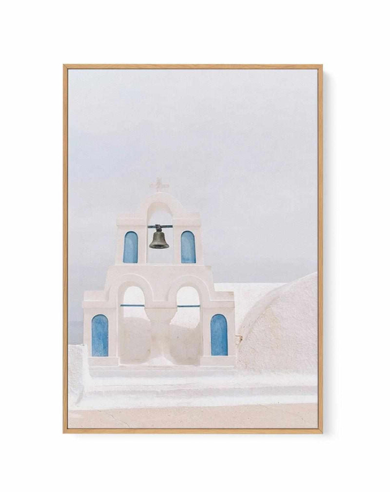 Bells Of Santorini | Framed Canvas Art Print