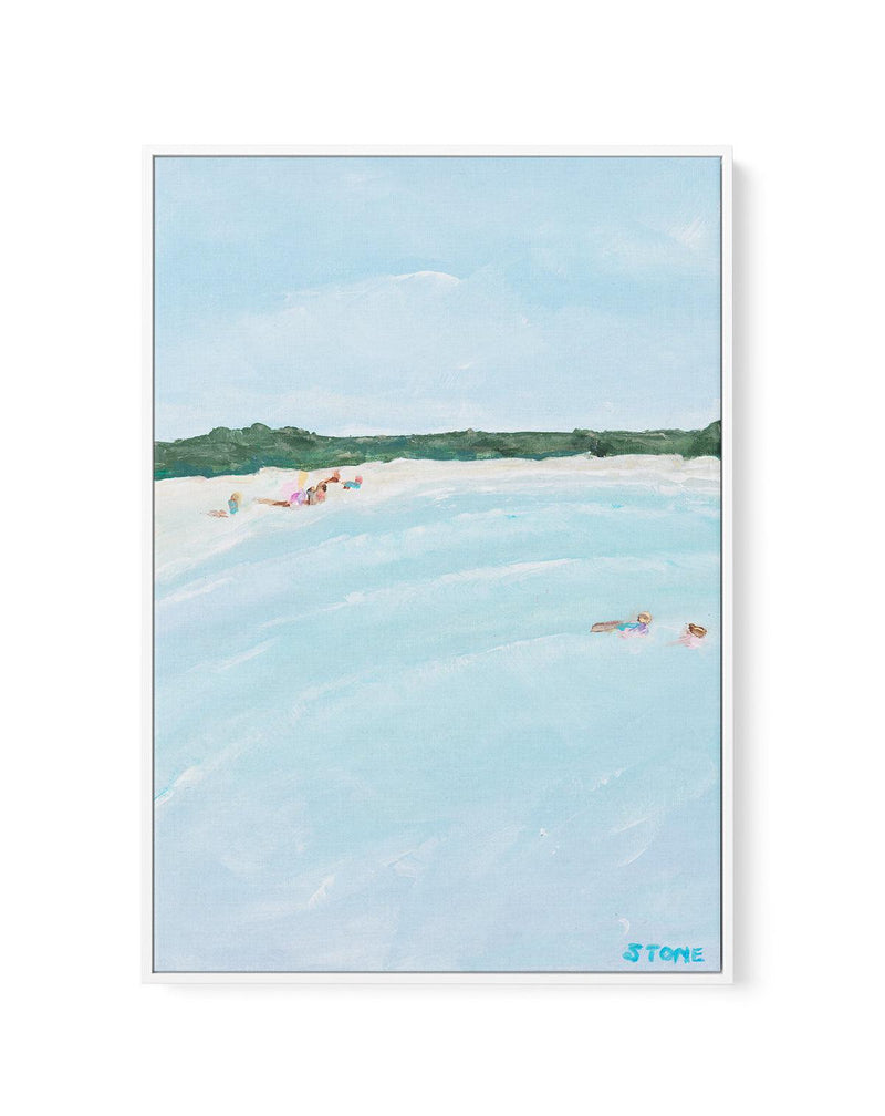Belongil Beach II by Belinda Stone PT | Framed Canvas-CANVAS-You can shop wall art online with Olive et Oriel for everything from abstract art to fun kids wall art. Our beautiful modern art prints and canvas art are available from large canvas prints to wall art paintings and our proudly Australian artwork collection offers only the highest quality framed large wall art and canvas art Australia - You can buy fashion photography prints or Hampton print posters and paintings on canvas from Olive e