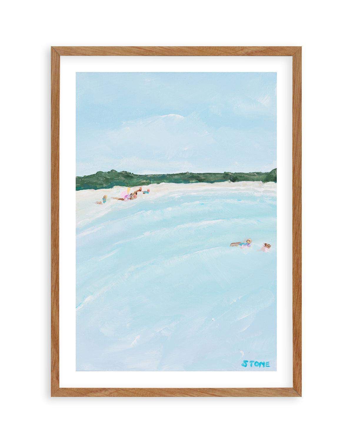 Belongil Beach PT II by Belinda Stone Art Print