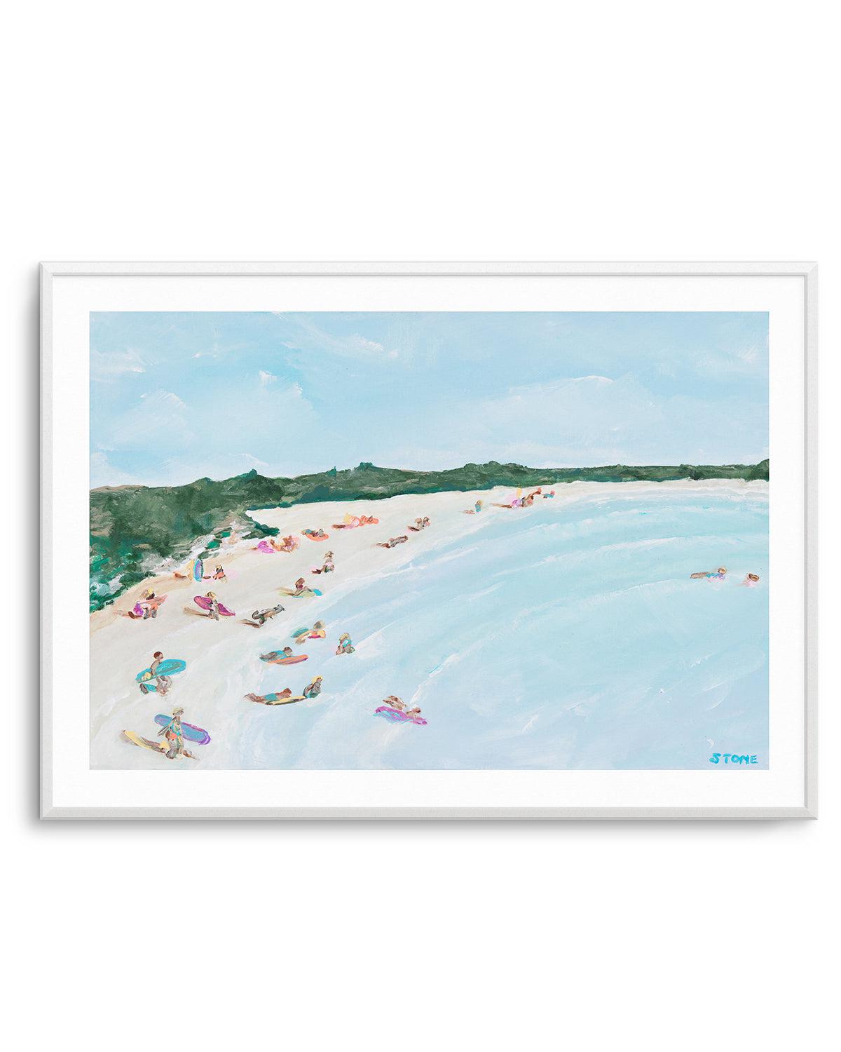 Belongil Beach by Belinda Stone Art Print