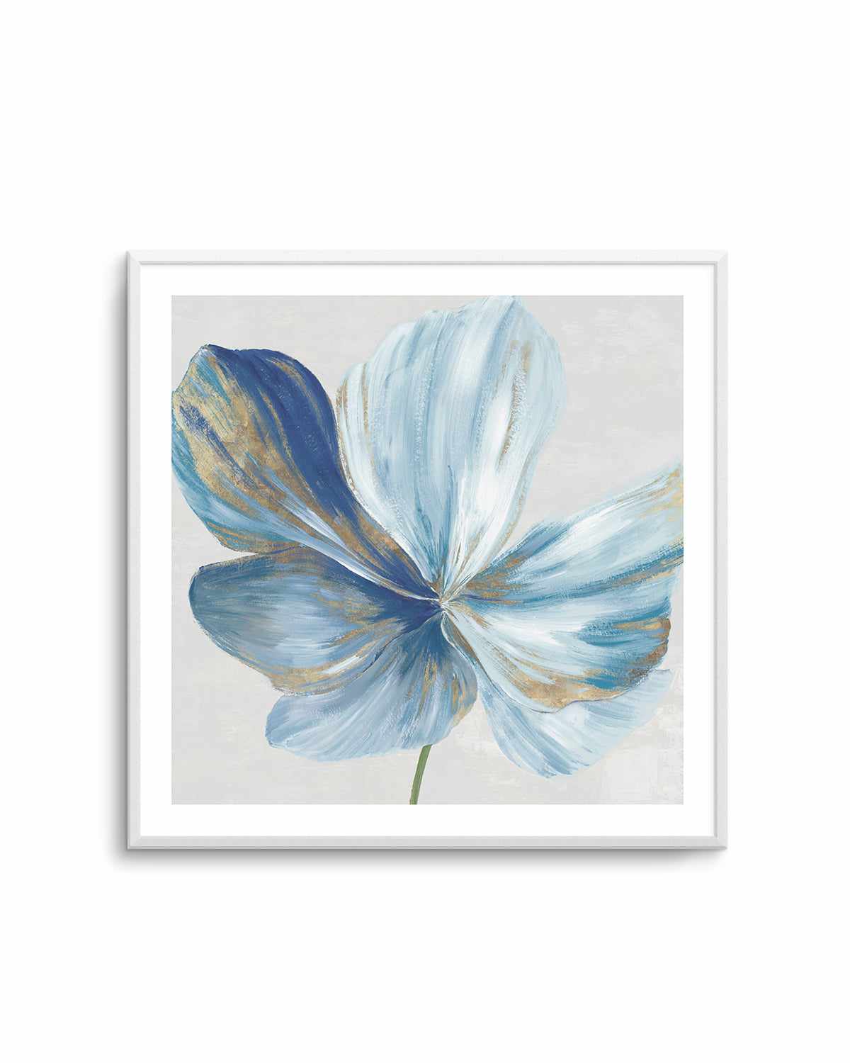 Big Blue Flower II Art Print