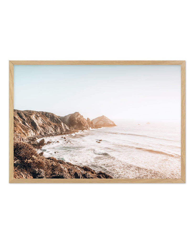 Big Sur, California Art Print-PRINT-Olive et Oriel-Olive et Oriel-A4 | 8.3" x 11.7" | 21 x 29.7cm-Oak-With White Border-Buy-Australian-Art-Prints-Online-with-Olive-et-Oriel-Your-Artwork-Specialists-Austrailia-Decorate-With-Coastal-Photo-Wall-Art-Prints-From-Our-Beach-House-Artwork-Collection-Fine-Poster-and-Framed-Artwork
