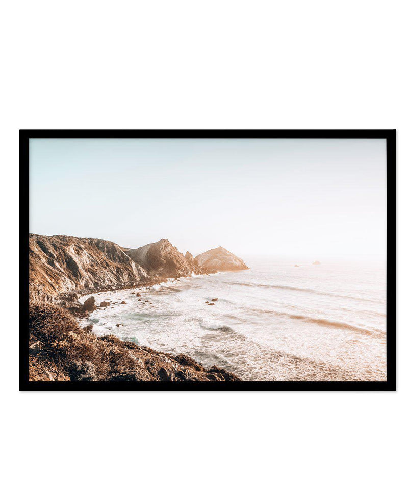 Big Sur, California Art Print-PRINT-Olive et Oriel-Olive et Oriel-A4 | 8.3" x 11.7" | 21 x 29.7cm-Black-With White Border-Buy-Australian-Art-Prints-Online-with-Olive-et-Oriel-Your-Artwork-Specialists-Austrailia-Decorate-With-Coastal-Photo-Wall-Art-Prints-From-Our-Beach-House-Artwork-Collection-Fine-Poster-and-Framed-Artwork