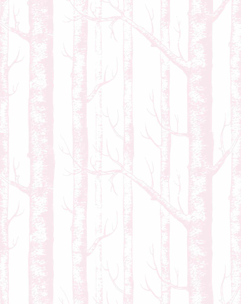 Birch Trees in Pink Wallpaper-Wallpaper-Buy Kids Removable Wallpaper Online Our Custom Made Children√¢‚Ç¨‚Ñ¢s Wallpapers Are A Fun Way To Decorate And Enhance Boys Bedroom Decor And Girls Bedrooms They Are An Amazing Addition To Your Kids Bedroom Walls Our Collection of Kids Wallpaper Is Sure To Transform Your Kids Rooms Interior Style From Pink Wallpaper To Dinosaur Wallpaper Even Marble Wallpapers For Teen Boys Shop Peel And Stick Wallpaper Online Today With Olive et Oriel