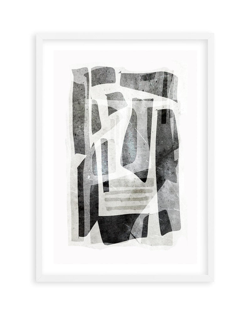Black Tone Form by Dan Hobday Art Print-PRINT-Olive et Oriel-Dan Hobday-A5 | 5.8" x 8.3" | 14.8 x 21cm-White-With White Border-Buy-Australian-Art-Prints-Online-with-Olive-et-Oriel-Your-Artwork-Specialists-Austrailia-Decorate-With-Coastal-Photo-Wall-Art-Prints-From-Our-Beach-House-Artwork-Collection-Fine-Poster-and-Framed-Artwork