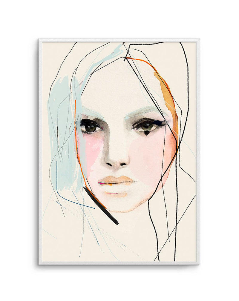 Blanche by Leigh Viner Art Print-PRINT-Olive et Oriel-Leigh Viner-A5 | 5.8" x 8.3" | 14.8 x 21cm-Unframed Art Print-With White Border-Buy-Australian-Art-Prints-Online-with-Olive-et-Oriel-Your-Artwork-Specialists-Austrailia-Decorate-With-Coastal-Photo-Wall-Art-Prints-From-Our-Beach-House-Artwork-Collection-Fine-Poster-and-Framed-Artwork