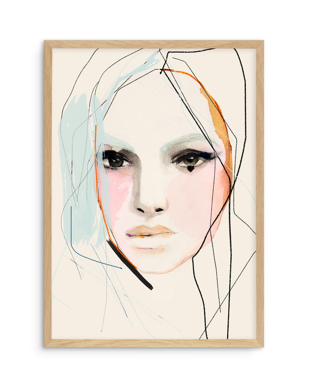 Blanche by Leigh Viner Art Print-PRINT-Olive et Oriel-Leigh Viner-A5 | 5.8" x 8.3" | 14.8 x 21cm-Oak-With White Border-Buy-Australian-Art-Prints-Online-with-Olive-et-Oriel-Your-Artwork-Specialists-Austrailia-Decorate-With-Coastal-Photo-Wall-Art-Prints-From-Our-Beach-House-Artwork-Collection-Fine-Poster-and-Framed-Artwork