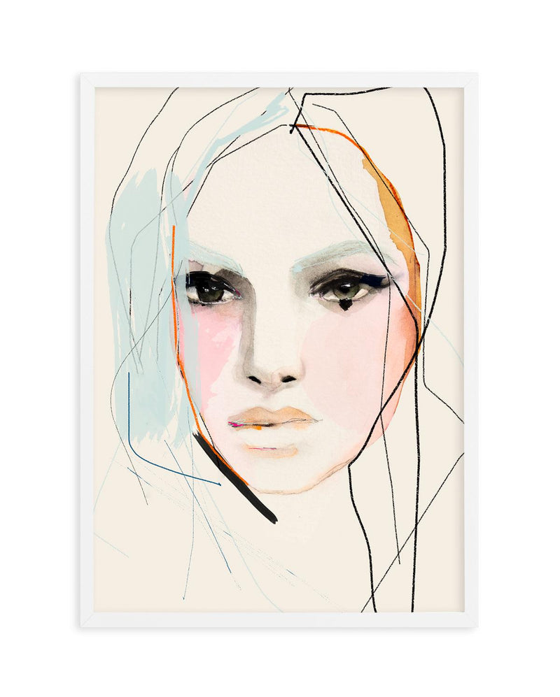 Blanche by Leigh Viner Art Print-PRINT-Olive et Oriel-Leigh Viner-A5 | 5.8" x 8.3" | 14.8 x 21cm-White-With White Border-Buy-Australian-Art-Prints-Online-with-Olive-et-Oriel-Your-Artwork-Specialists-Austrailia-Decorate-With-Coastal-Photo-Wall-Art-Prints-From-Our-Beach-House-Artwork-Collection-Fine-Poster-and-Framed-Artwork