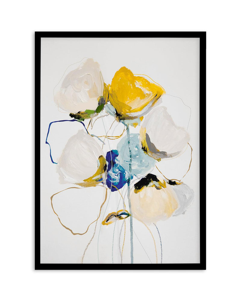Bloom by Leigh Viner Art Print-PRINT-Olive et Oriel-Leigh Viner-A5 | 5.8" x 8.3" | 14.8 x 21cm-Black-With White Border-Buy-Australian-Art-Prints-Online-with-Olive-et-Oriel-Your-Artwork-Specialists-Austrailia-Decorate-With-Coastal-Photo-Wall-Art-Prints-From-Our-Beach-House-Artwork-Collection-Fine-Poster-and-Framed-Artwork