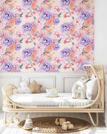 Blooming Brightly Wallpaper-Wallpaper-Buy Kids Removable Wallpaper Online Our Custom Made Children‚àö¬¢‚Äö√á¬®‚Äö√ë¬¢s Wallpapers Are A Fun Way To Decorate And Enhance Boys Bedroom Decor And Girls Bedrooms They Are An Amazing Addition To Your Kids Bedroom Walls Our Collection of Kids Wallpaper Is Sure To Transform Your Kids Rooms Interior Style From Pink Wallpaper To Dinosaur Wallpaper Even Marble Wallpapers For Teen Boys Shop Peel And Stick Wallpaper Online Today With Olive et Oriel