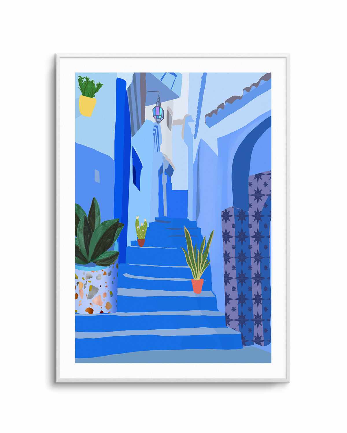 Blue City by Petra Lizde Art Print