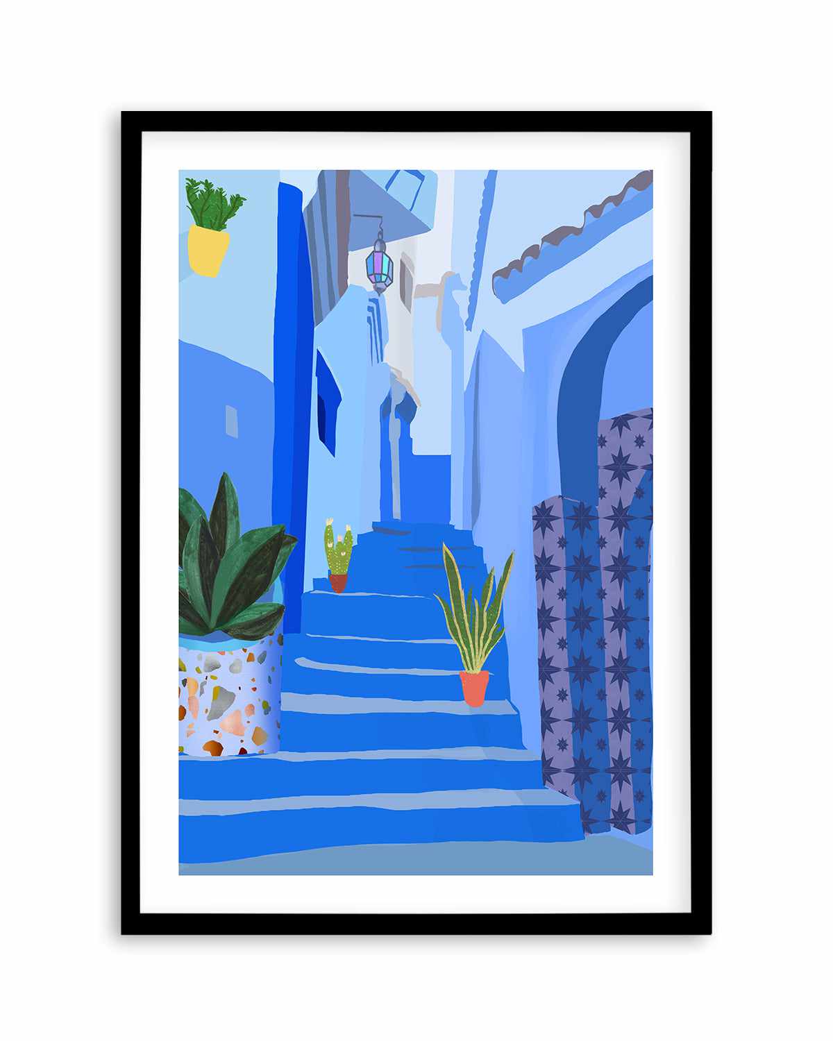 Blue City by Petra Lizde Art Print