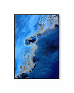 Blue Earth by Phillip Chang | Framed Canvas Art Print