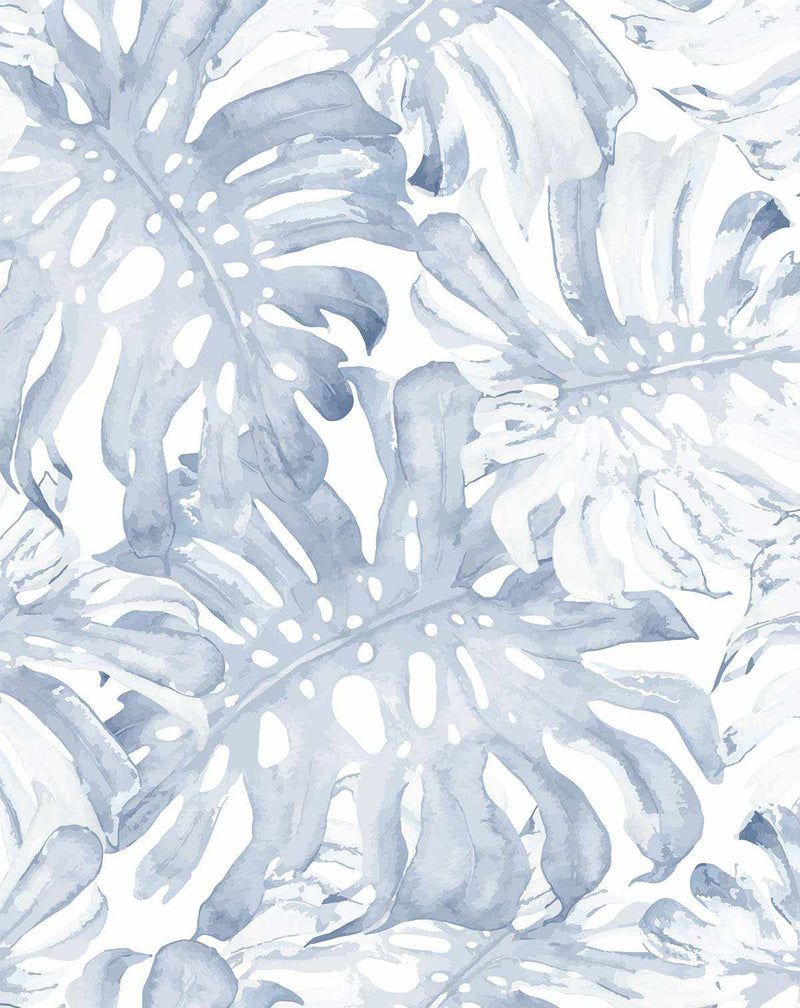 Blue Monstera Wallpaper-Wallpaper-Buy Kids Removable Wallpaper Online Our Custom Made Children√¢‚Ç¨‚Ñ¢s Wallpapers Are A Fun Way To Decorate And Enhance Boys Bedroom Decor And Girls Bedrooms They Are An Amazing Addition To Your Kids Bedroom Walls Our Collection of Kids Wallpaper Is Sure To Transform Your Kids Rooms Interior Style From Pink Wallpaper To Dinosaur Wallpaper Even Marble Wallpapers For Teen Boys Shop Peel And Stick Wallpaper Online Today With Olive et Oriel