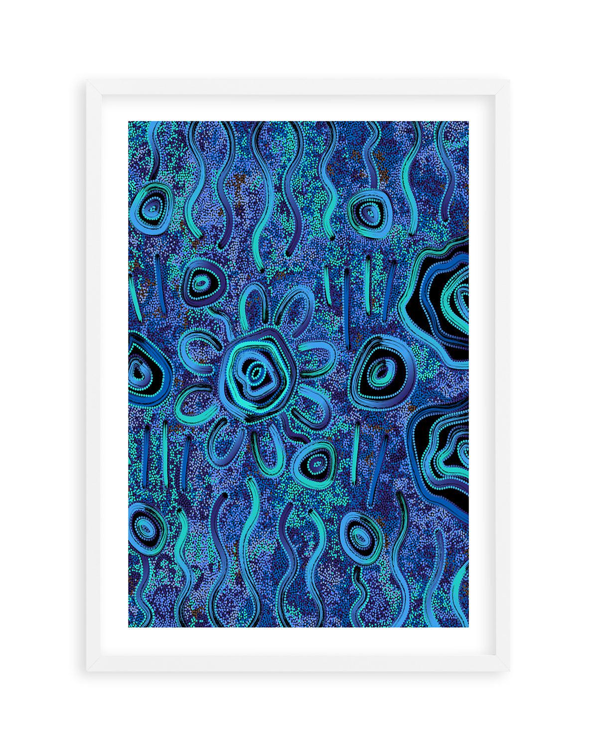 Blue Rain by Kelly Taylor Art Print