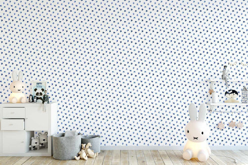 Blue Watercolour Stars Wallpaper-Wallpaper-Buy Kids Removable Wallpaper Online Our Custom Made Children√¢‚Ç¨‚Ñ¢s Wallpapers Are A Fun Way To Decorate And Enhance Boys Bedroom Decor And Girls Bedrooms They Are An Amazing Addition To Your Kids Bedroom Walls Our Collection of Kids Wallpaper Is Sure To Transform Your Kids Rooms Interior Style From Pink Wallpaper To Dinosaur Wallpaper Even Marble Wallpapers For Teen Boys Shop Peel And Stick Wallpaper Online Today With Olive et Oriel