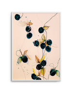 Blueberries by Leigh Viner Art Print-PRINT-Olive et Oriel-Leigh Viner-A5 | 5.8" x 8.3" | 14.8 x 21cm-Unframed Art Print-With White Border-Buy-Australian-Art-Prints-Online-with-Olive-et-Oriel-Your-Artwork-Specialists-Austrailia-Decorate-With-Coastal-Photo-Wall-Art-Prints-From-Our-Beach-House-Artwork-Collection-Fine-Poster-and-Framed-Artwork
