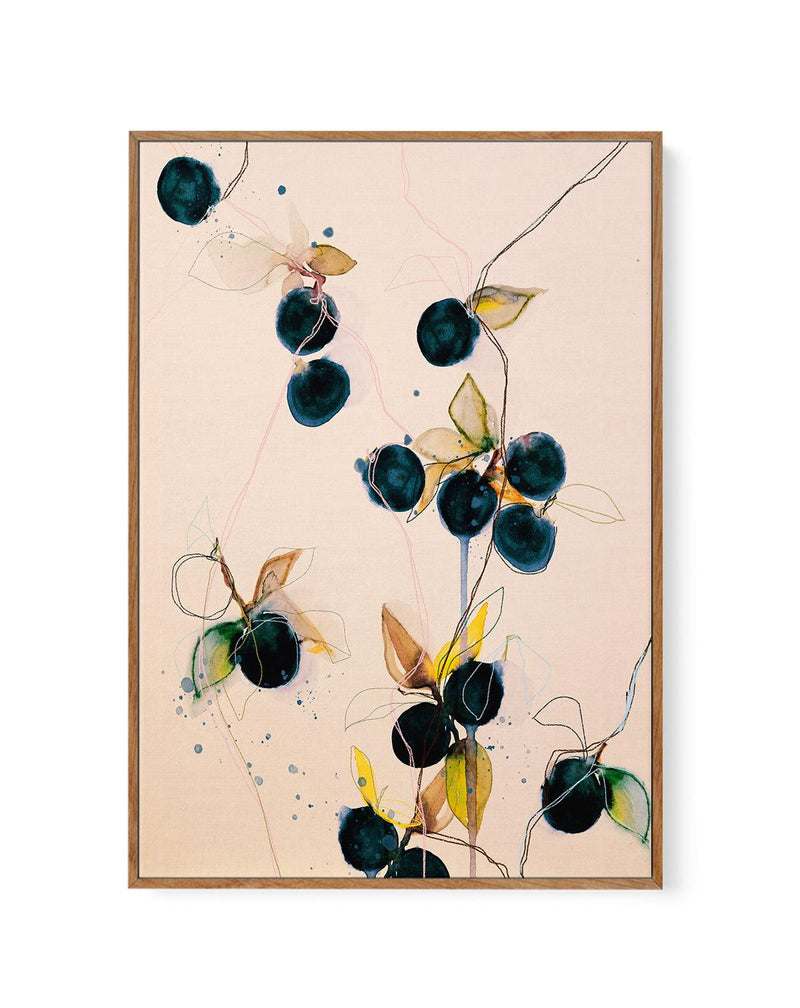Blueberries by Leigh Viner | Framed Canvas-CANVAS-You can shop wall art online with Olive et Oriel for everything from abstract art to fun kids wall art. Our beautiful modern art prints and canvas art are available from large canvas prints to wall art paintings and our proudly Australian artwork collection offers only the highest quality framed large wall art and canvas art Australia - You can buy fashion photography prints or Hampton print posters and paintings on canvas from Olive et Oriel and