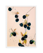 Blueberries by Leigh Viner Art Print-PRINT-Olive et Oriel-Leigh Viner-A5 | 5.8" x 8.3" | 14.8 x 21cm-White-With White Border-Buy-Australian-Art-Prints-Online-with-Olive-et-Oriel-Your-Artwork-Specialists-Austrailia-Decorate-With-Coastal-Photo-Wall-Art-Prints-From-Our-Beach-House-Artwork-Collection-Fine-Poster-and-Framed-Artwork