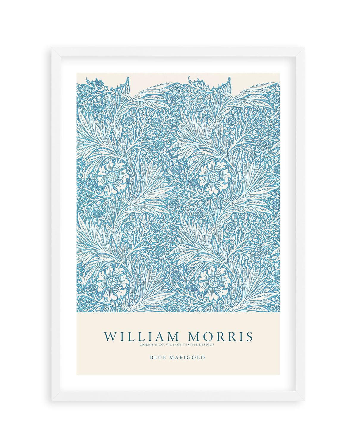 Blue Marigold by William Morris Art Print