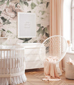 Blush Peony Floral Wallpaper Mural-Wallpaper-Buy Kids Removable Wallpaper Online Our Custom Made Children√¢‚Ç¨‚Ñ¢s Wallpapers Are A Fun Way To Decorate And Enhance Boys Bedroom Decor And Girls Bedrooms They Are An Amazing Addition To Your Kids Bedroom Walls Our Collection of Kids Wallpaper Is Sure To Transform Your Kids Rooms Interior Style From Pink Wallpaper To Dinosaur Wallpaper Even Marble Wallpapers For Teen Boys Shop Peel And Stick Wallpaper Online Today With Olive et Oriel