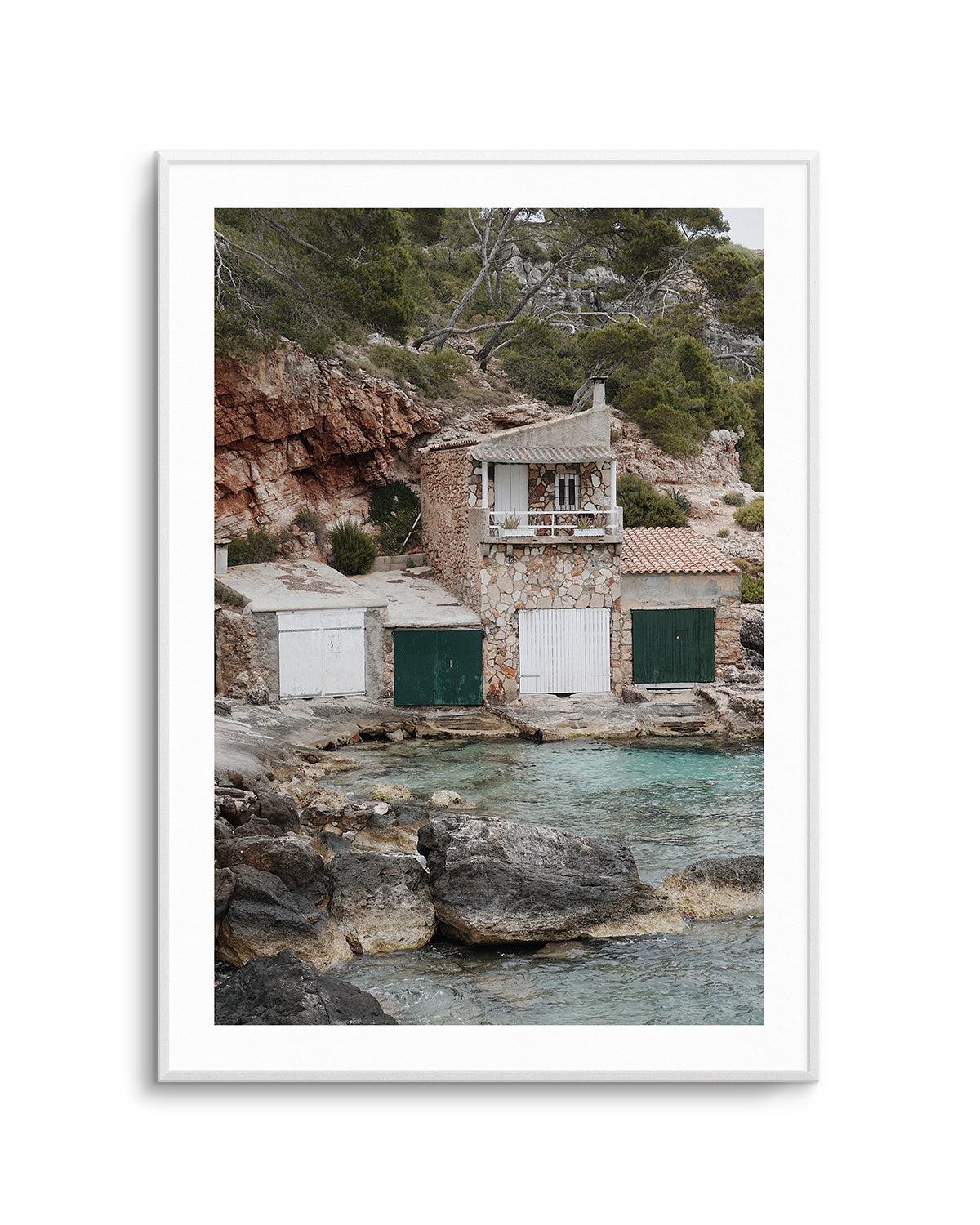 Boathouses by Renee Rae Art Print