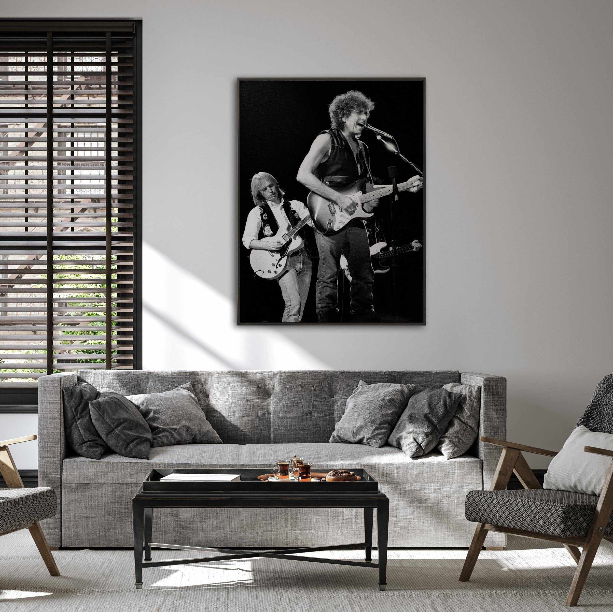 Bob Dylan & Tom Petty | Tony Mott Collection Art Print-PRINT-Olive et Oriel-Olive et Oriel-Buy-Australian-Art-Prints-Online-with-Olive-et-Oriel-Your-Artwork-Specialists-Austrailia-Decorate-With-Coastal-Photo-Wall-Art-Prints-From-Our-Beach-House-Artwork-Collection-Fine-Poster-and-Framed-Artwork