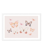 Bohemian Butterflies | LS Art Print-PRINT-Olive et Oriel-Olive et Oriel-A5 | 5.8" x 8.3" | 14.8 x 21cm-White-With White Border-Buy-Australian-Art-Prints-Online-with-Olive-et-Oriel-Your-Artwork-Specialists-Austrailia-Decorate-With-Coastal-Photo-Wall-Art-Prints-From-Our-Beach-House-Artwork-Collection-Fine-Poster-and-Framed-Artwork