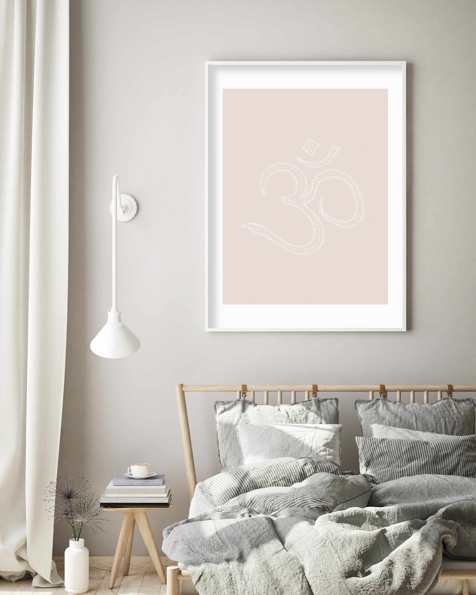 Bohemian Lace | Om Art Print-Buy-Bohemian-Wall-Art-Print-And-Boho-Pictures-from-Olive-et-Oriel-Bohemian-Wall-Art-Print-And-Boho-Pictures-And-Also-Boho-Abstract-Art-Paintings-On-Canvas-For-A-Girls-Bedroom-Wall-Decor-Collection-of-Boho-Style-Feminine-Art-Poster-and-Framed-Artwork-Update-Your-Home-Decorating-Style-With-These-Beautiful-Wall-Art-Prints-Australia