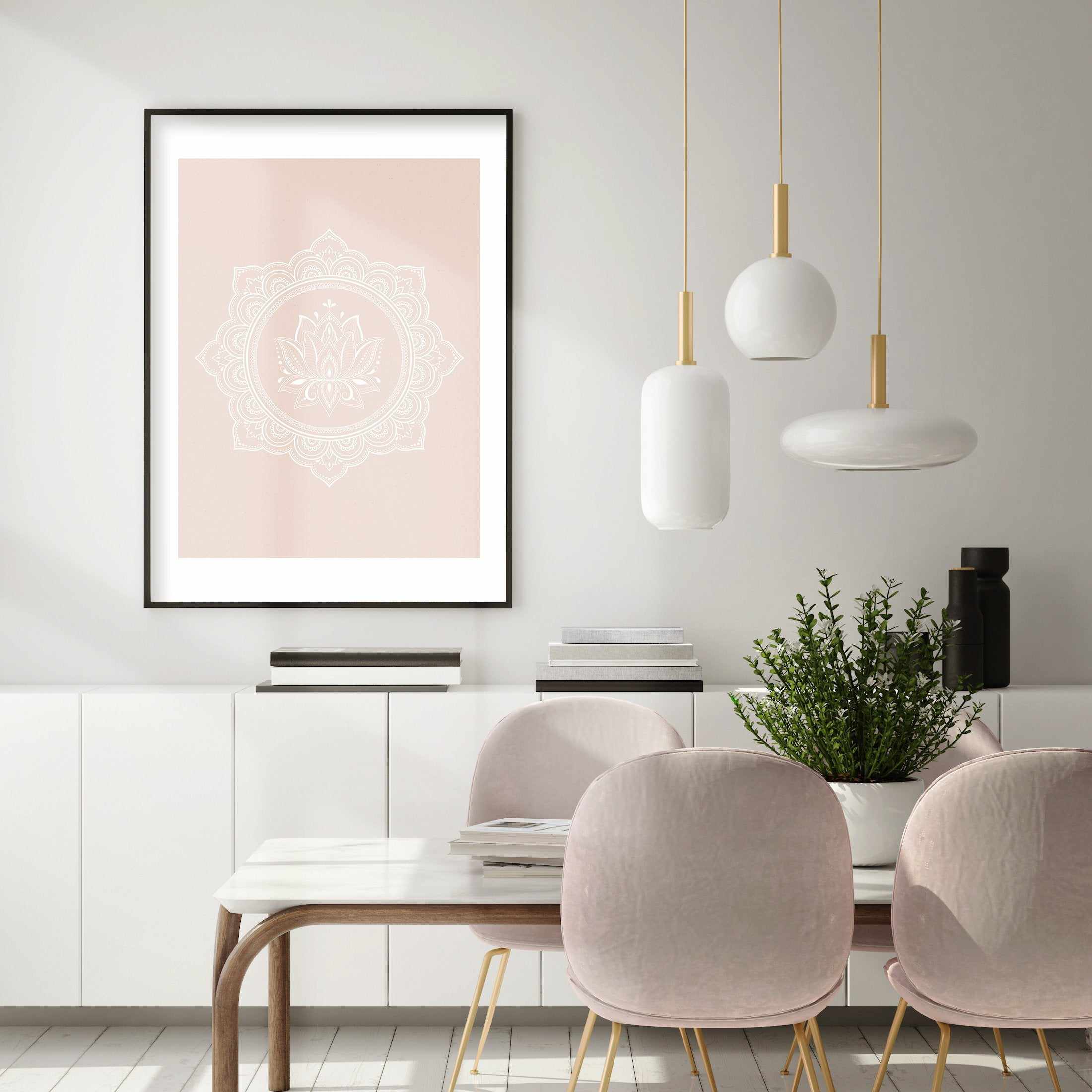 Bohemian Lotus | Mandala Art Print-Buy-Bohemian-Wall-Art-Print-And-Boho-Pictures-from-Olive-et-Oriel-Bohemian-Wall-Art-Print-And-Boho-Pictures-And-Also-Boho-Abstract-Art-Paintings-On-Canvas-For-A-Girls-Bedroom-Wall-Decor-Collection-of-Boho-Style-Feminine-Art-Poster-and-Framed-Artwork-Update-Your-Home-Decorating-Style-With-These-Beautiful-Wall-Art-Prints-Australia