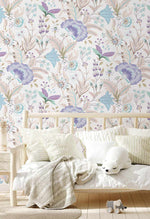 Boho Blooms Wallpaper | Sophia-Wallpaper-Buy Kids Removable Wallpaper Online Our Custom Made Children‚àö¬¢‚Äö√á¬®‚Äö√ë¬¢s Wallpapers Are A Fun Way To Decorate And Enhance Boys Bedroom Decor And Girls Bedrooms They Are An Amazing Addition To Your Kids Bedroom Walls Our Collection of Kids Wallpaper Is Sure To Transform Your Kids Rooms Interior Style From Pink Wallpaper To Dinosaur Wallpaper Even Marble Wallpapers For Teen Boys Shop Peel And Stick Wallpaper Online Today With Olive et Oriel