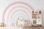 Boho Rainbow Wallpaper Mural-Wallpaper-Buy Kids Removable Wallpaper Online Our Custom Made Children√¢‚Ç¨‚Ñ¢s Wallpapers Are A Fun Way To Decorate And Enhance Boys Bedroom Decor And Girls Bedrooms They Are An Amazing Addition To Your Kids Bedroom Walls Our Collection of Kids Wallpaper Is Sure To Transform Your Kids Rooms Interior Style From Pink Wallpaper To Dinosaur Wallpaper Even Marble Wallpapers For Teen Boys Shop Peel And Stick Wallpaper Online Today With Olive et Oriel