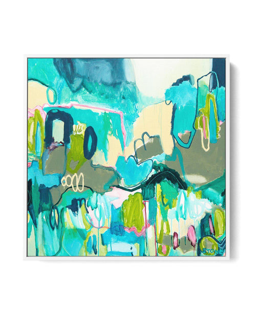 Bondi Blues by Belinda Stone | Framed Canvas-CANVAS-You can shop wall art online with Olive et Oriel for everything from abstract art to fun kids wall art. Our beautiful modern art prints and canvas art are available from large canvas prints to wall art paintings and our proudly Australian artwork collection offers only the highest quality framed large wall art and canvas art Australia - You can buy fashion photography prints or Hampton print posters and paintings on canvas from Olive et Oriel a