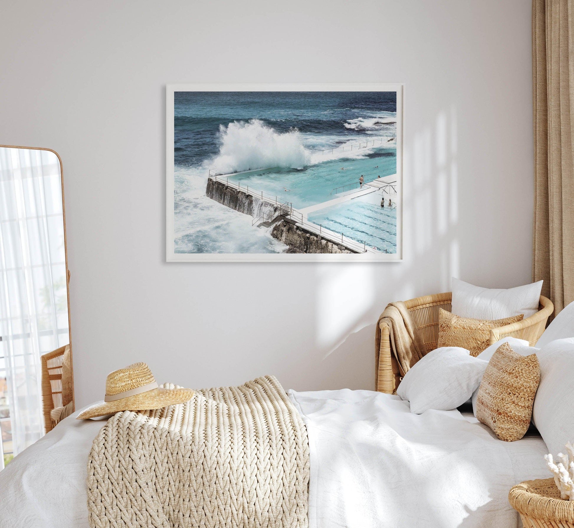 Bondi Icebergs | LS Art Print-PRINT-Olive et Oriel-Olive et Oriel-Buy-Australian-Art-Prints-Online-with-Olive-et-Oriel-Your-Artwork-Specialists-Austrailia-Decorate-With-Coastal-Photo-Wall-Art-Prints-From-Our-Beach-House-Artwork-Collection-Fine-Poster-and-Framed-Artwork