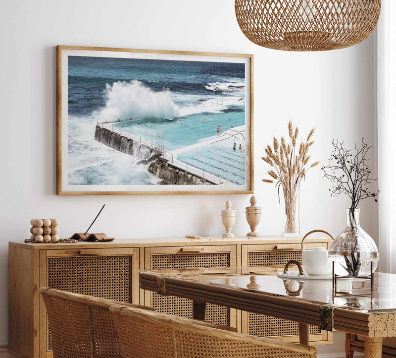 Bondi Icebergs | LS Art Print-PRINT-Olive et Oriel-Olive et Oriel-Buy-Australian-Art-Prints-Online-with-Olive-et-Oriel-Your-Artwork-Specialists-Austrailia-Decorate-With-Coastal-Photo-Wall-Art-Prints-From-Our-Beach-House-Artwork-Collection-Fine-Poster-and-Framed-Artwork