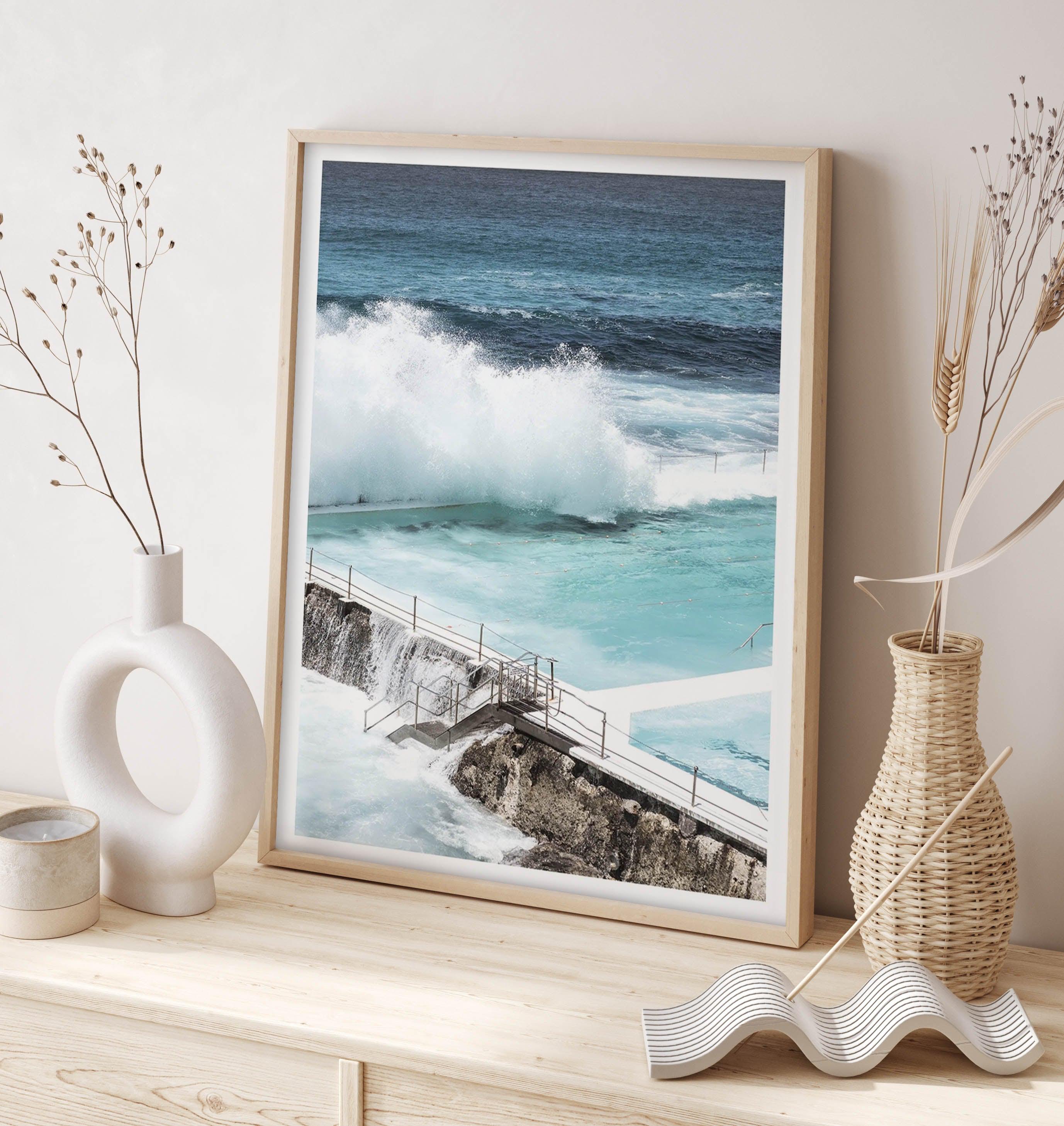 Bondi Icebergs | PT Art Print-PRINT-Olive et Oriel-Olive et Oriel-Buy-Australian-Art-Prints-Online-with-Olive-et-Oriel-Your-Artwork-Specialists-Austrailia-Decorate-With-Coastal-Photo-Wall-Art-Prints-From-Our-Beach-House-Artwork-Collection-Fine-Poster-and-Framed-Artwork