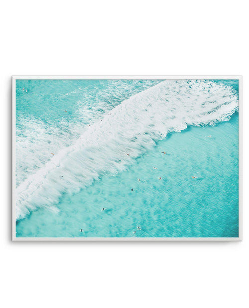 Bondi Surf Art Print-PRINT-Olive et Oriel-Olive et Oriel-A5 | 5.8" x 8.3" | 14.8 x 21cm-Unframed Art Print-With White Border-Buy-Australian-Art-Prints-Online-with-Olive-et-Oriel-Your-Artwork-Specialists-Austrailia-Decorate-With-Coastal-Photo-Wall-Art-Prints-From-Our-Beach-House-Artwork-Collection-Fine-Poster-and-Framed-Artwork