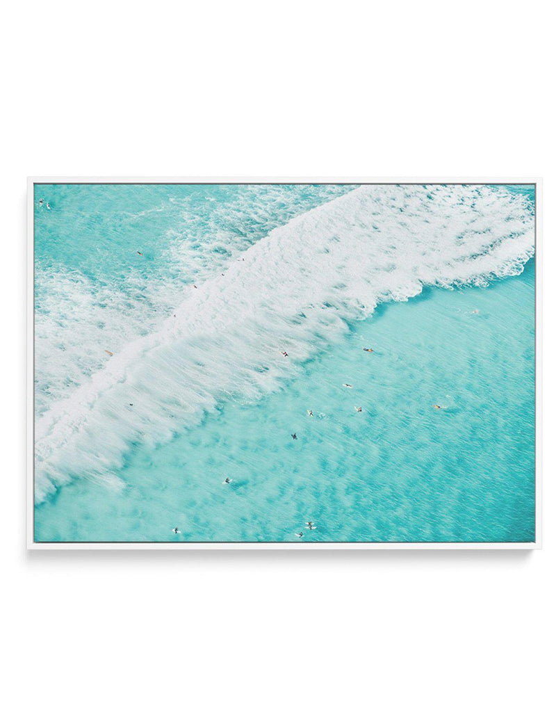 Bondi Surf | Framed Canvas-CANVAS-You can shop wall art online with Olive et Oriel for everything from abstract art to fun kids wall art. Our beautiful modern art prints and canvas art are available from large canvas prints to wall art paintings and our proudly Australian artwork collection offers only the highest quality framed large wall art and canvas art Australia - You can buy fashion photography prints or Hampton print posters and paintings on canvas from Olive et Oriel and have them deliv