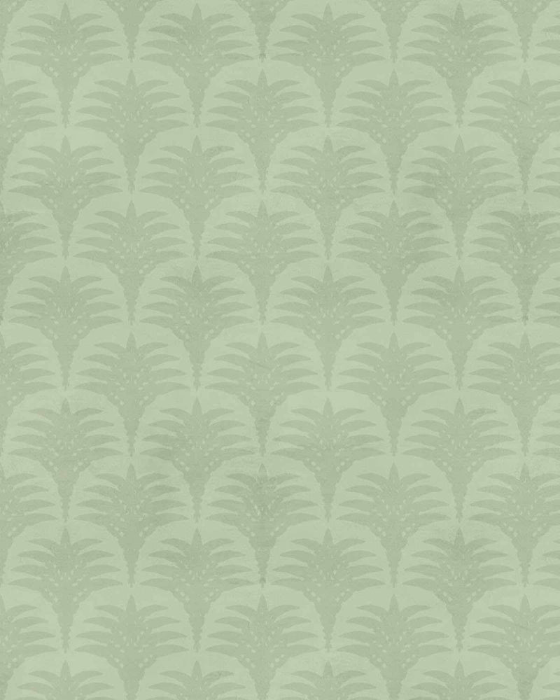 Bora Bora Palm Sage Green Wallpaper-Wallpaper-Buy Australian Removable Wallpaper Now Sage Green Wallpaper Peel And Stick Wallpaper Online At Olive et Oriel Custom Made Wallpapers Wall Papers Decorate Your Bedroom Living Room Kids Room or Commercial Interior