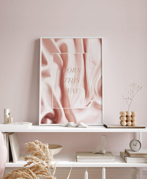 Born This Way | Pink Art Print-PRINT-Olive et Oriel-Olive et Oriel-Buy-Australian-Art-Prints-Online-with-Olive-et-Oriel-Your-Artwork-Specialists-Austrailia-Decorate-With-Coastal-Photo-Wall-Art-Prints-From-Our-Beach-House-Artwork-Collection-Fine-Poster-and-Framed-Artwork