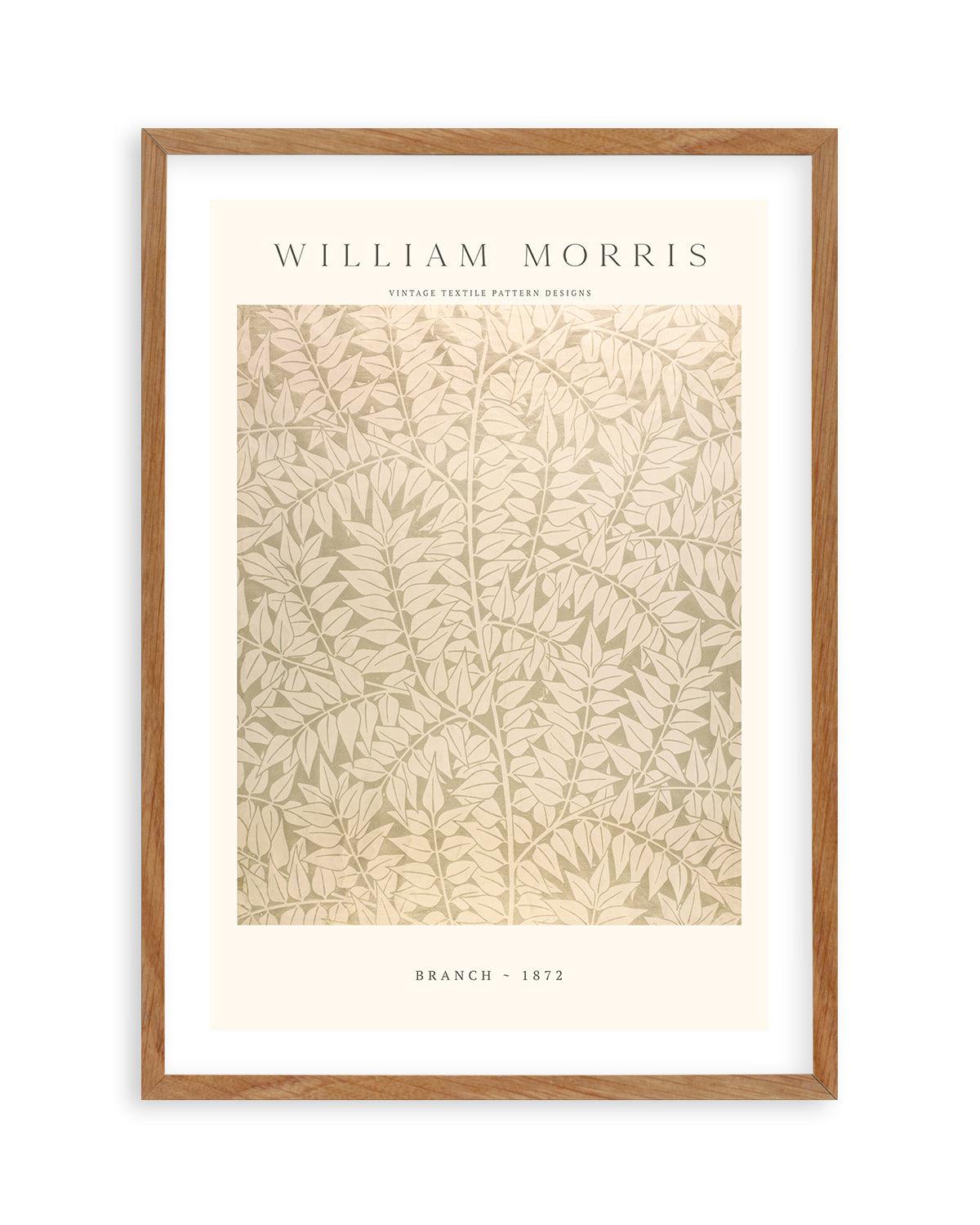 Branch by William Morris Art Print