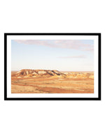 Breakaways, Coober Pedy Art Print-PRINT-Olive et Oriel-Olive et Oriel-A5 | 5.8" x 8.3" | 14.8 x 21cm-Black-With White Border-Buy-Australian-Art-Prints-Online-with-Olive-et-Oriel-Your-Artwork-Specialists-Austrailia-Decorate-With-Coastal-Photo-Wall-Art-Prints-From-Our-Beach-House-Artwork-Collection-Fine-Poster-and-Framed-Artwork