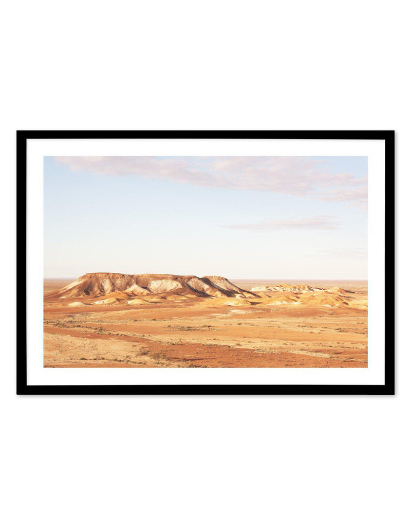 Breakaways, Coober Pedy Art Print-PRINT-Olive et Oriel-Olive et Oriel-A5 | 5.8" x 8.3" | 14.8 x 21cm-Black-With White Border-Buy-Australian-Art-Prints-Online-with-Olive-et-Oriel-Your-Artwork-Specialists-Austrailia-Decorate-With-Coastal-Photo-Wall-Art-Prints-From-Our-Beach-House-Artwork-Collection-Fine-Poster-and-Framed-Artwork