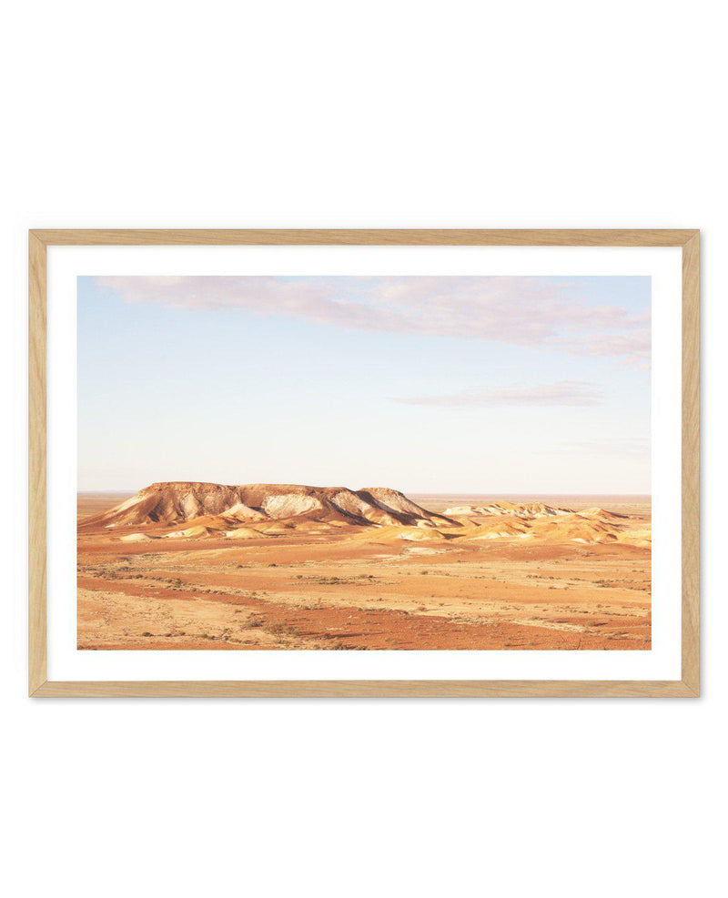 Breakaways, Coober Pedy Art Print-PRINT-Olive et Oriel-Olive et Oriel-A5 | 5.8" x 8.3" | 14.8 x 21cm-Oak-With White Border-Buy-Australian-Art-Prints-Online-with-Olive-et-Oriel-Your-Artwork-Specialists-Austrailia-Decorate-With-Coastal-Photo-Wall-Art-Prints-From-Our-Beach-House-Artwork-Collection-Fine-Poster-and-Framed-Artwork