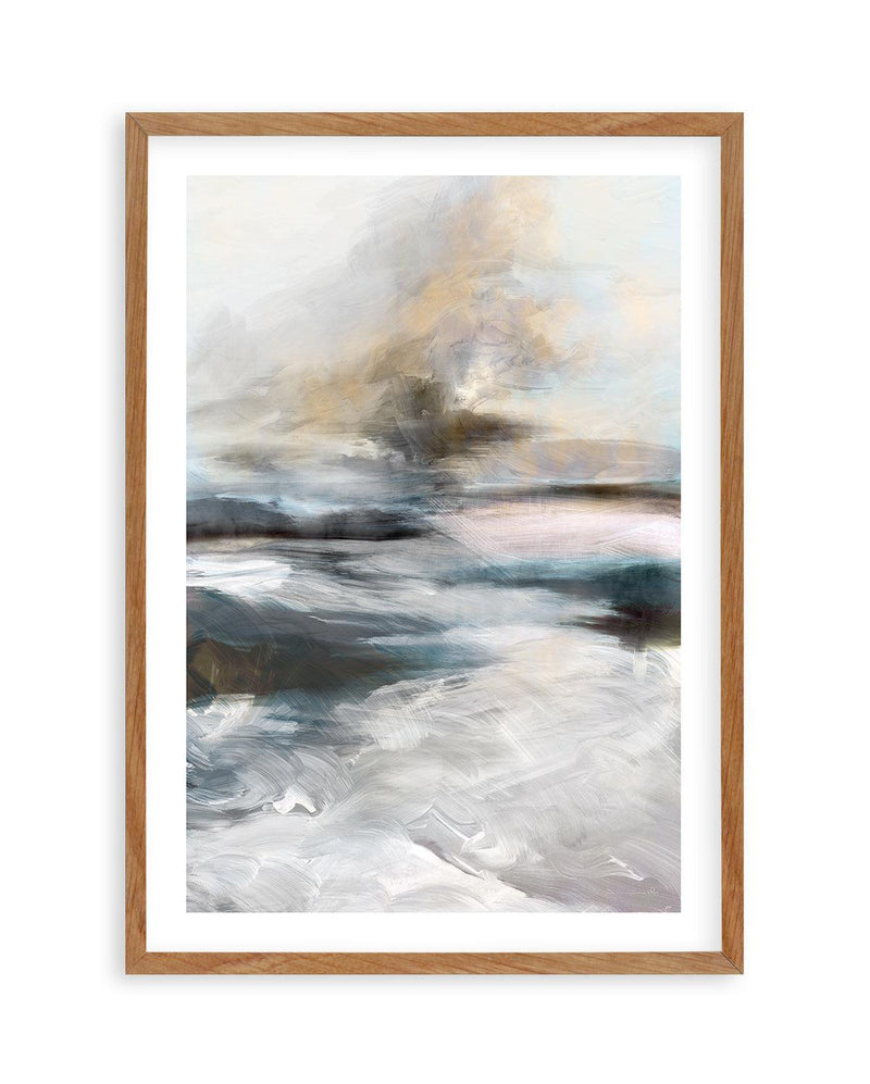 Breakers by Dan Hobday Art Print-PRINT-Olive et Oriel-Dan Hobday-50x70 cm | 19.6" x 27.5"-Walnut-With White Border-Buy-Australian-Art-Prints-Online-with-Olive-et-Oriel-Your-Artwork-Specialists-Austrailia-Decorate-With-Coastal-Photo-Wall-Art-Prints-From-Our-Beach-House-Artwork-Collection-Fine-Poster-and-Framed-Artwork