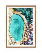 Bronte Ocean Pool Art Print-PRINT-Olive et Oriel-Olive et Oriel-50x70 cm | 19.6" x 27.5"-Walnut-With White Border-Buy-Australian-Art-Prints-Online-with-Olive-et-Oriel-Your-Artwork-Specialists-Austrailia-Decorate-With-Coastal-Photo-Wall-Art-Prints-From-Our-Beach-House-Artwork-Collection-Fine-Poster-and-Framed-Artwork
